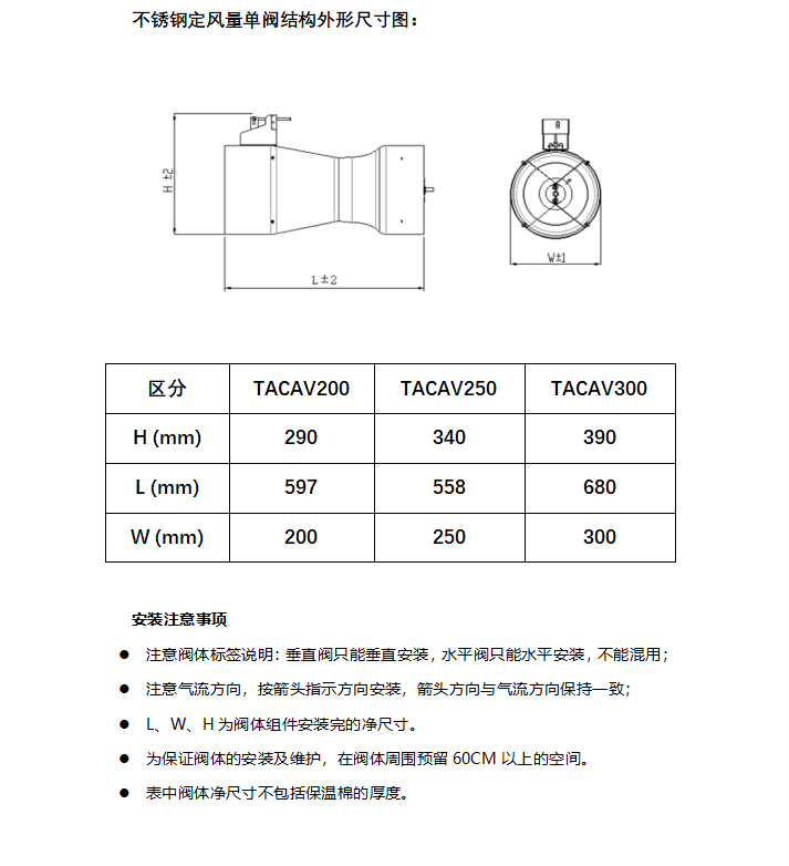 不銹鋼定風(fēng)量閥